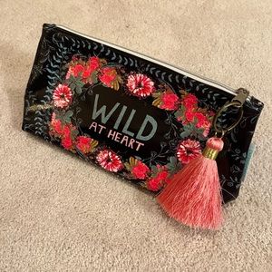 Papaya ‘Wild at Heart’ small pouch bag